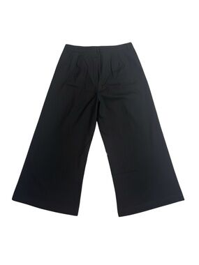 Unique vintage women’s Wide Leg Black Cropped Trousers